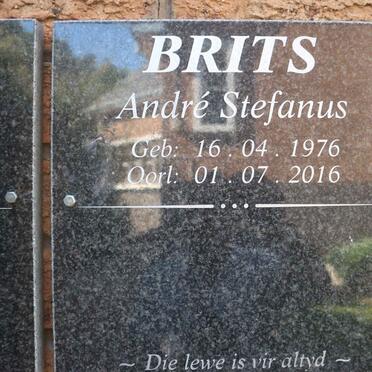 BRITS Andre Stephanus 1976-2016
