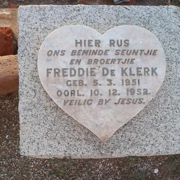KLERK Freddie, de 1951-1952