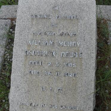 ROUSE William Henry Bentinck 1885-1928