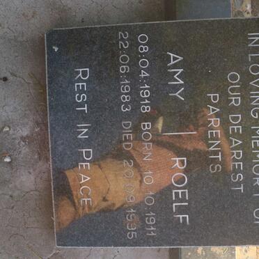 LINGEN Roelf, van der 1911-1995 &amp; Amy 1918-1983