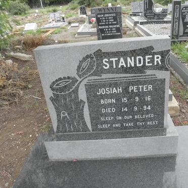 STANDER Josiah Peter 1916-1994