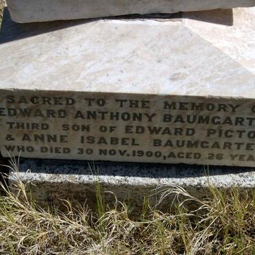 BAUMGARTEN Edward Anthony -1900