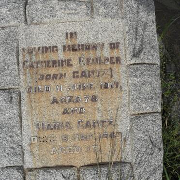 BEULDER Catherine nee CALITZ -1917 :: CALITZ Maria -1869
