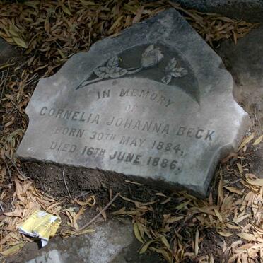 BECK Cornelia Johanna 1884-1886