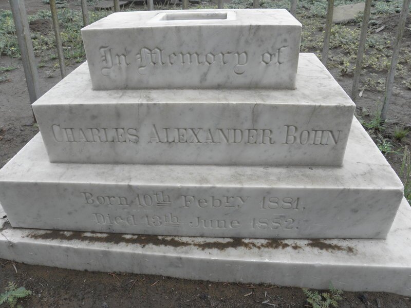 BOHN Charles Alexander 1881-1882