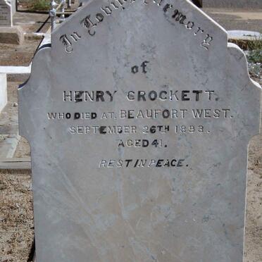 CROCKETT Henry -1893