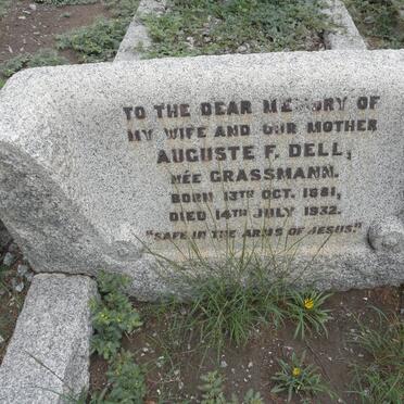 DELL Auguste F. nee GRASSMANN 1881-1932