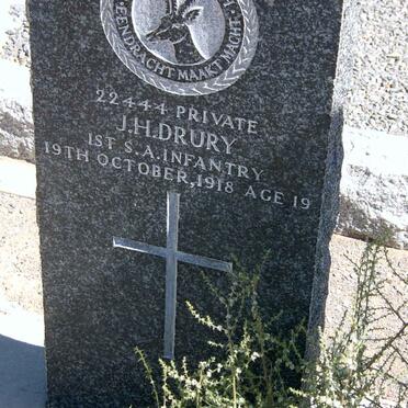 DRURY J.H. -1918