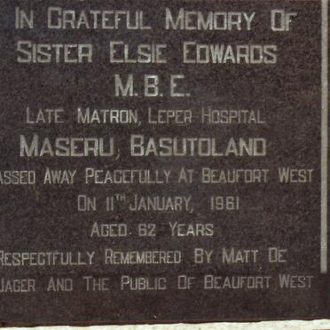 EDWARDS Elsie -1961