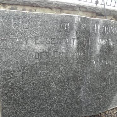 ERASMUS 1886- &amp; Maria Jacoba RATTRAY 1889-