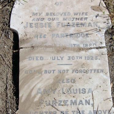 FURZEMAN Jessie nee PARTRIDGE 1889-1925 :: FURZEMAN Amy Louisa
