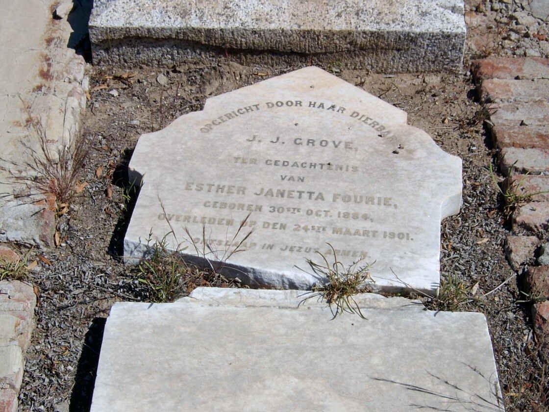 FOURIE Esther Janetta 18?4-1901