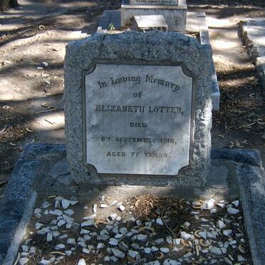 LOTTER Elizabeth -1918