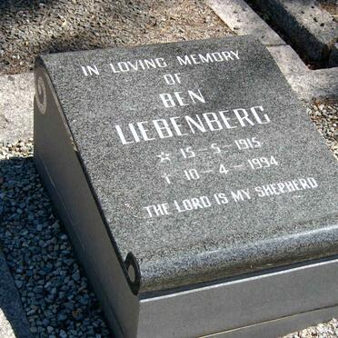 LIEBENBERG Ben 1915-1994