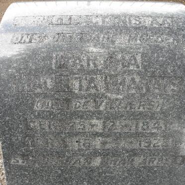 MARAIS Martha Magrita nee DE VILLIERS 1841-1928 :: MARAIS Johanna Maria -1941