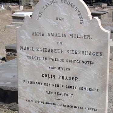 MULLER Anna Amalia :: SIEBERHAGEN Maria Elizabeth