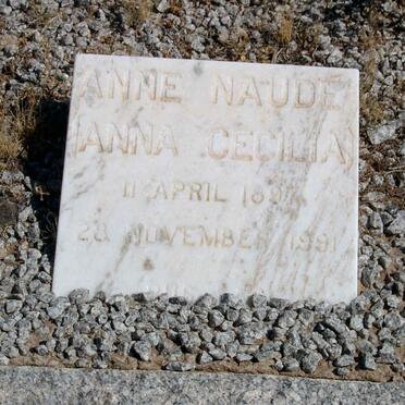 NAUDE Anna Cecilia 1897-1991