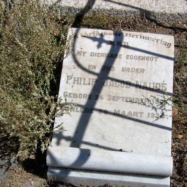 NAUDE Philip Jacob 18??-193?