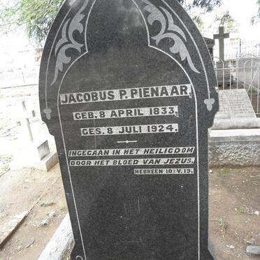 PIENAAR Jacobus P. 1833-1924
