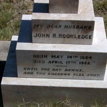 ROOKLEDGE John R. 1864-1922