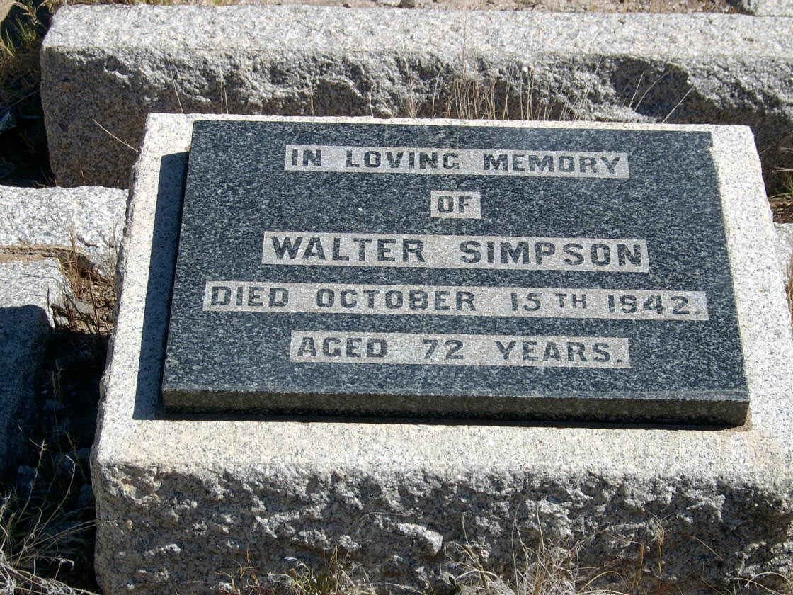 SIMPSON Walter -1942