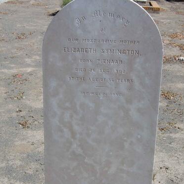 SYMINGTON Elizabeth nee PIENAAR -1902