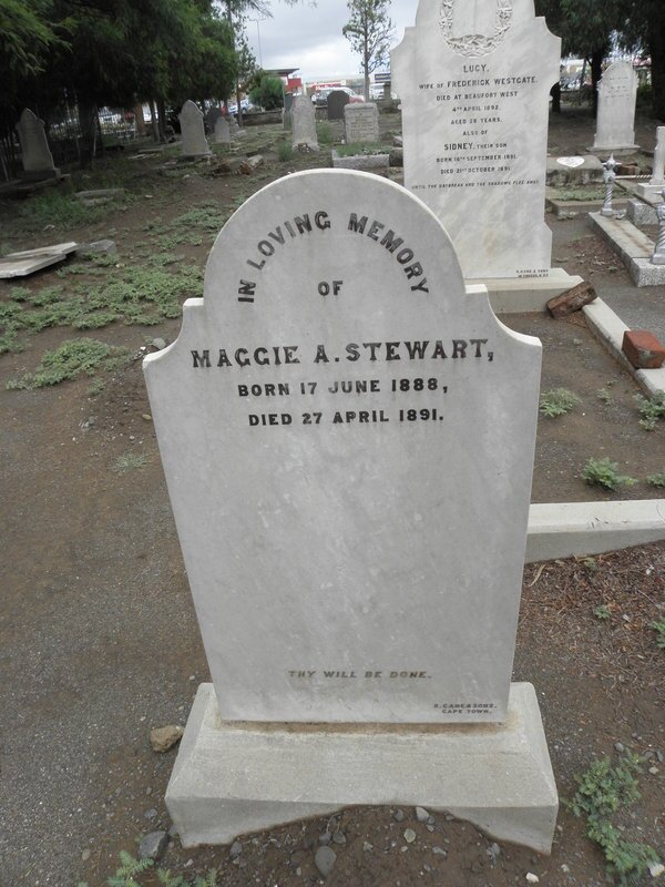 STEWART Maggie A. 1888-1891