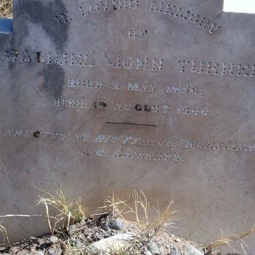 TURNER Samuel John 1856-1900