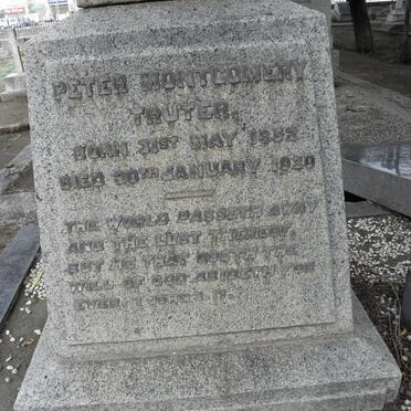 TRUTER Peter Montgomery 1852-1920