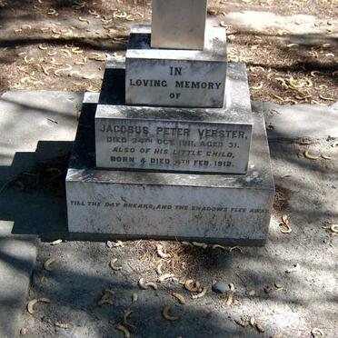 VERSTER Jacobus Peter -1911 :: VERSTER  -1912