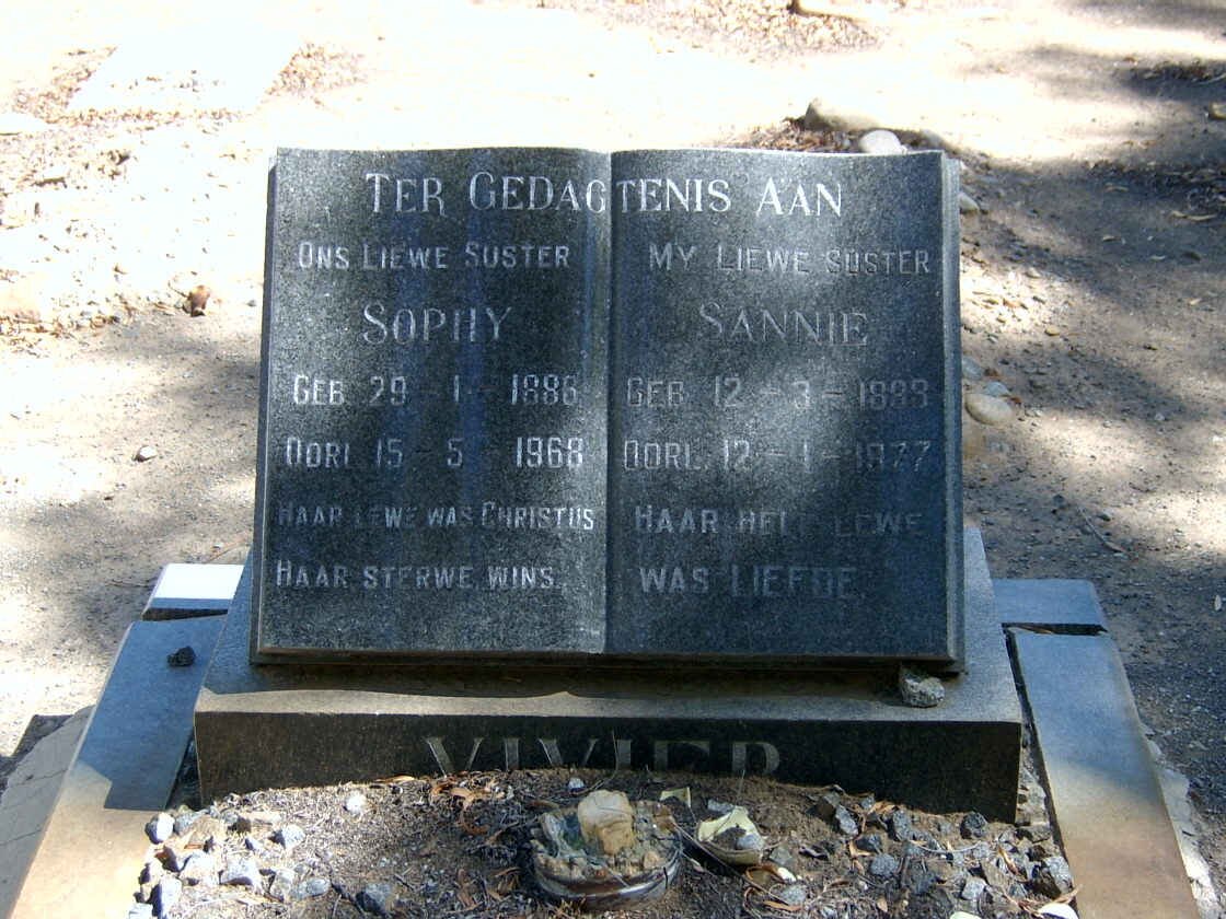 VIVIER Sophy 1885-1968 :: VIVIER Sannie 1888-1977