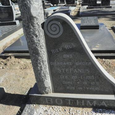 BOTHMA Stefanus 1915-1971