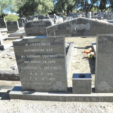BARNARD Johannes Jacobus 1918-1972