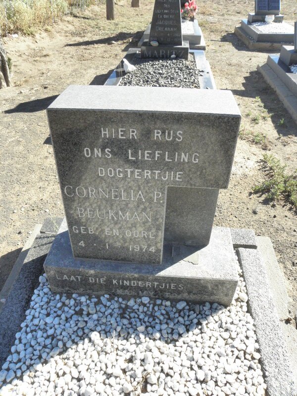 BEUKMAN Cornelia P. 1974-1974