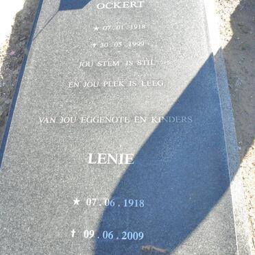 BRITS Ockert 1918-1999 &amp; Lenie 1918-2009