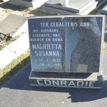 CONRADIE Magrietta Susanna 1937-1995