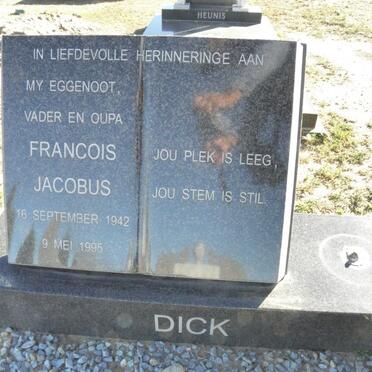 DICK Francois Jacobus 1942-1995