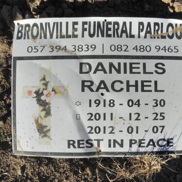 DANIELS Rachel 1918-2011
