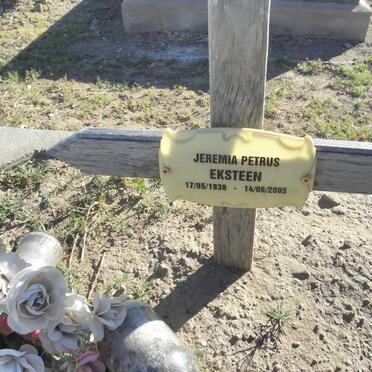 EKSTEEN Jeremia Petrus 1938-2005     