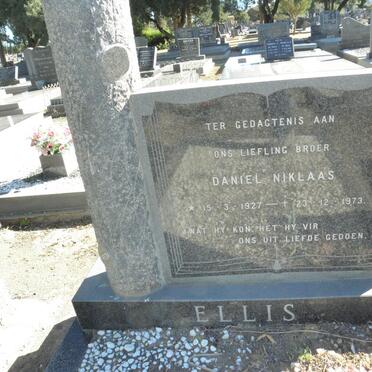ELLIS Daniel Niklaas 1927-1973