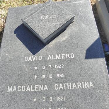 EYBERS David Almero 1922-1995 &amp; Magdalena Catharina 1921-1997
