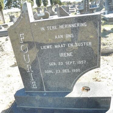 FOURIE Irene 1957-1990