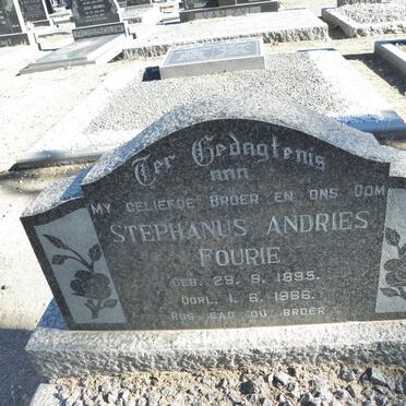 FOURIE Stephanus Andries 1895-1966