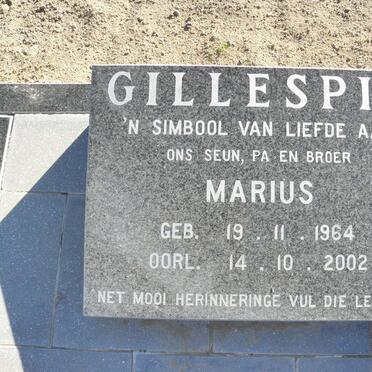 GILLESPIE Marius 1964-2002