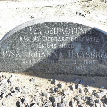 HAASBROEK Dina Johanna nee SMITH 1895-1967