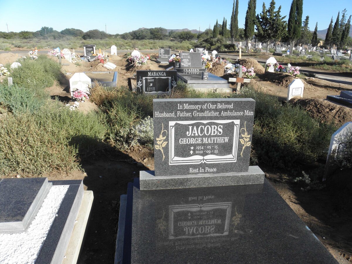 JACOBS George Matthew 1954-2010