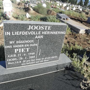 JOOSTE Piet 1948-2005