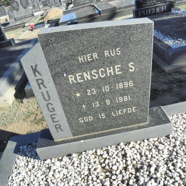 KRUGER Rensche S. 1896-1981