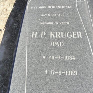 KRUGER H.P. 1934-1989