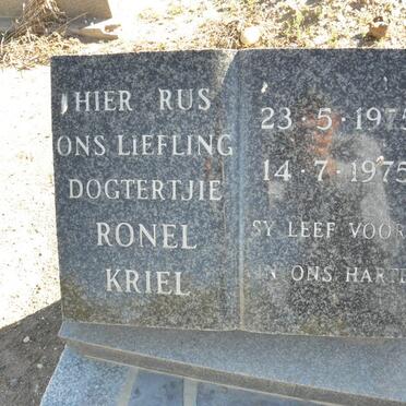 KRIEL Ronel 1975-1975